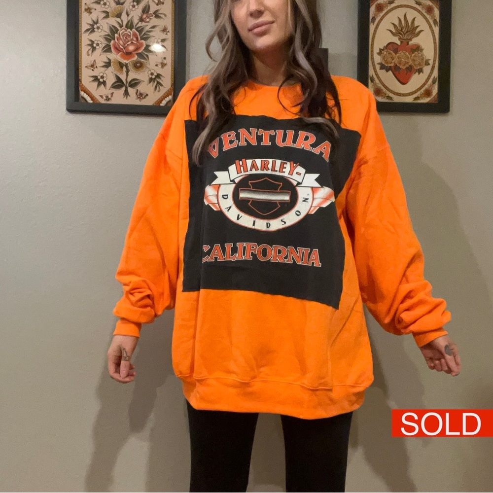 Custom made Harley Davidson sweater